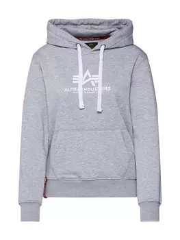 Толстовка Alpha Industries, пестрый серый
