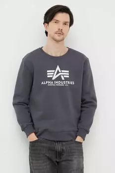 Толстовка Alpha Industries, серый