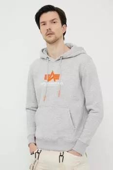 Толстовка Alpha Industries, серый