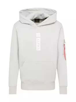 Толстовка ALPHA INDUSTRIES, светло-серый