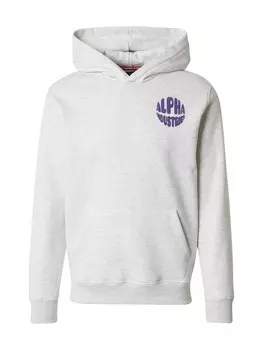 Толстовка ALPHA INDUSTRIES, светло-серый