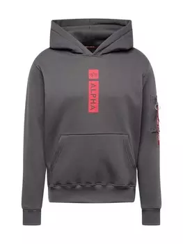 Толстовка Alpha Industries, темно-серый