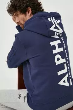 Толстовка Alpha Industries, темно-синий