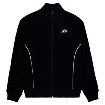 Толстовка Alpha Industries Track Sl full zip, черный
