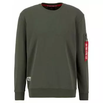 Толстовка Alpha Industries Usn Blood Chit, зеленый