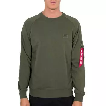 Толстовка Alpha Industries X-Fit, зеленый