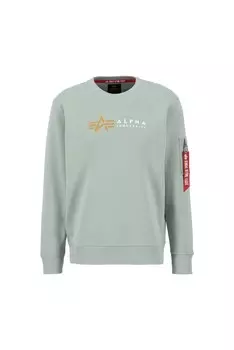 Толстовка Alpha Industries, зеленый