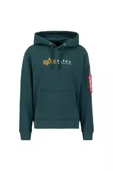 Толстовка ALPHA INDUSTRIES, зеленый