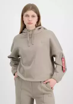 Толстовка Alpha Industries "Женщины Alpha Industries - Толстовки X-Fit Label OS Hoody Wmn", цвет Vintage Sand