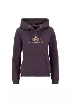 Толстовка Alpha Industries "Женщины Alpha Industries - Толстовки New Basic Hoody Wmn", цвет Plum