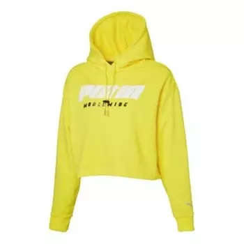 Толстовка alphabet logo yellow Puma, желтый