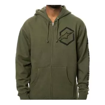 Толстовка Alpinestars Ajax Full Zip, зеленый