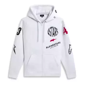Толстовка Alpinestars Variegate full zip, белый