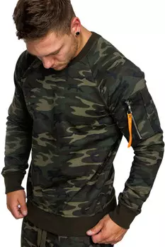 Толстовка Amaci&Sons AURORA, цвет Camo Khaki