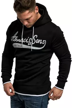 Толстовка Amaci&Sons Kapuzenpullover MENIFEE, черный
