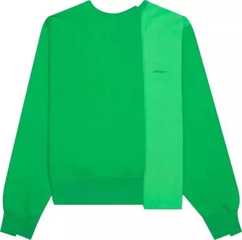 Толстовка Ambush Mix Sweatshirt 'Green', зеленый