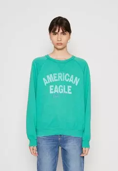 Толстовка American Eagle ЭКИПАЖ, зеленый