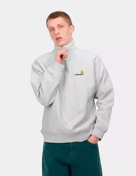 Толстовка AMERICAN SCRIPT Carhartt WIP, цвет grey