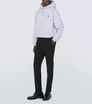 Толстовка Ami De Cur из хлопкового джерси Ami Paris, синий