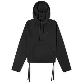 Толстовка Ami Paris Tonal Adc Cropped, черный