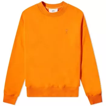 Толстовка AMI Tonal Heart Crew Sweat