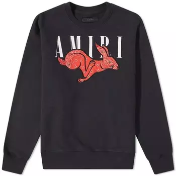 Толстовка AMIRI CNY Rabbit Logo Crew Sweat