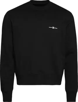 Толстовка Amiri Micro MA Bar Crewneck 'Black', черный