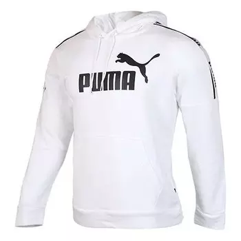 Толстовка amplified hoody tr basic series white Puma, белый