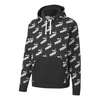 Толстовка amplified track hoodie 'black' Puma, черный