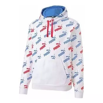 Толстовка amplified track hoodie 'white' Puma, белый