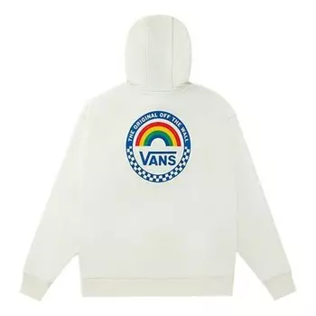 Толстовка anaheim rainbow oversized hoodie 'white' Vans, белый