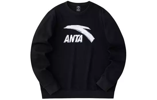 Толстовка Anta Life Collection унисекс базовая черно-серая
