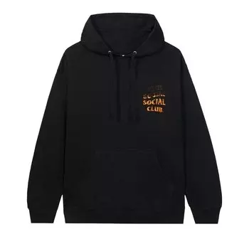 Толстовка Anti Social Social Club A Fire Inside Flame Черная