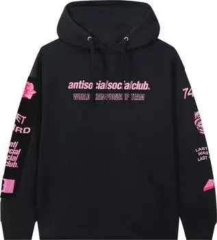 Толстовка Anti Social Social Club Mantras Hooded Sweatshirt 'Black', черный