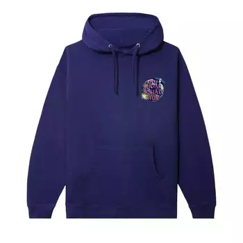 Толстовка Anti Social Social Club Worldwide Фиолетовый