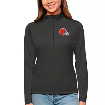 Толстовка Antigua Cleveland Browns, угольный