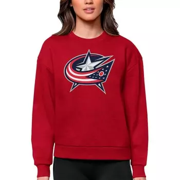 Толстовка Antigua Columbus Blue Jackets, красный