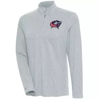 Толстовка Antigua Columbus Blue Jackets, серый