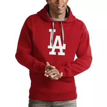 Толстовка Antigua Los Angeles Dodgers, красный