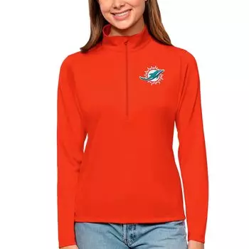 Толстовка Antigua Miami Dolphins, оранжевый