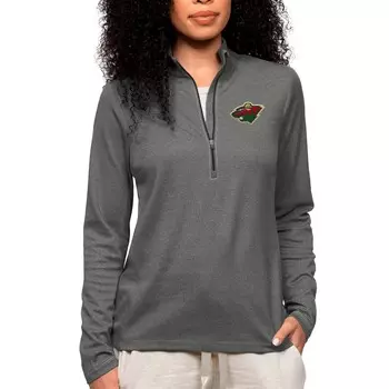 Толстовка Antigua Minnesota Wild, угольный