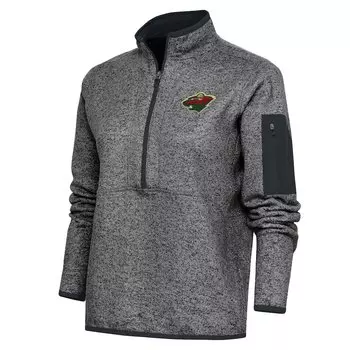 Толстовка Antigua Minnesota Wild, угольный