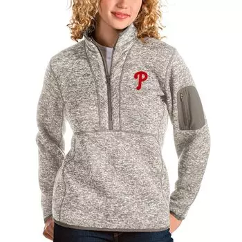 Толстовка Antigua Philadelphia Phillies, серый