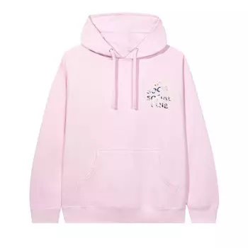 Толстовка Антисоциальные теории социального клуба, цвет Розовый