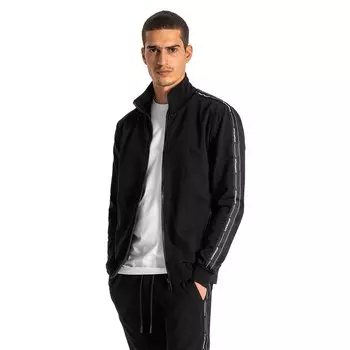 Толстовка Antony Morato High-Neck In Stretch Cotton With Logo Tape Full Zip, черный