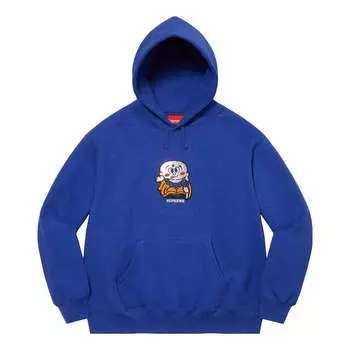 Толстовка aoi buddha hooded sweatshirt 'blue' Supreme, синий