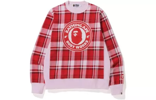 Толстовка Ape Head Series для мужчин A Bathing Ape, розовый