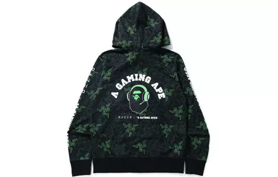 Толстовка Ape Head Series для мужчин, зеленая A Bathing Ape, зеленый