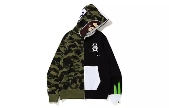 Толстовка Ape Head Series унисекс A Bathing Ape, зеленый