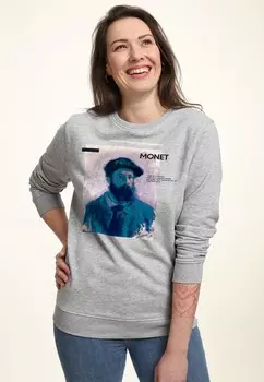 Толстовка APOH LONDON MONET NATURE apoh London, цвет Mottled Light Grey